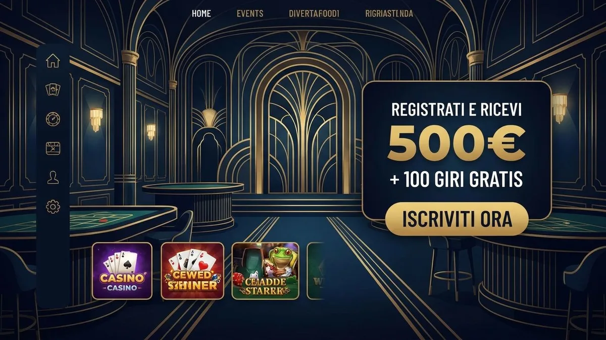 Registrazione con bonus